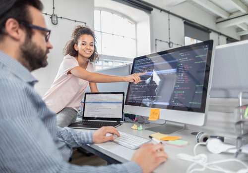 designing websites with a web designer building a web design with a website builder