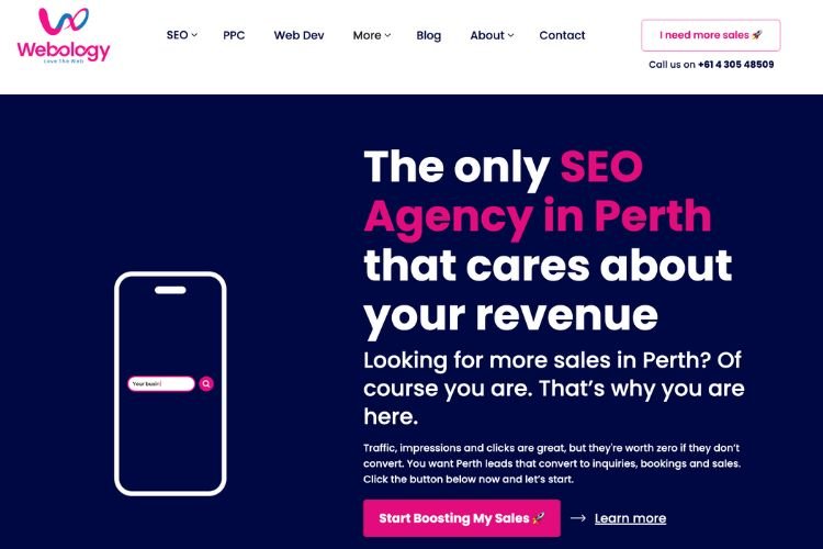 Webology SEO agency in Perth