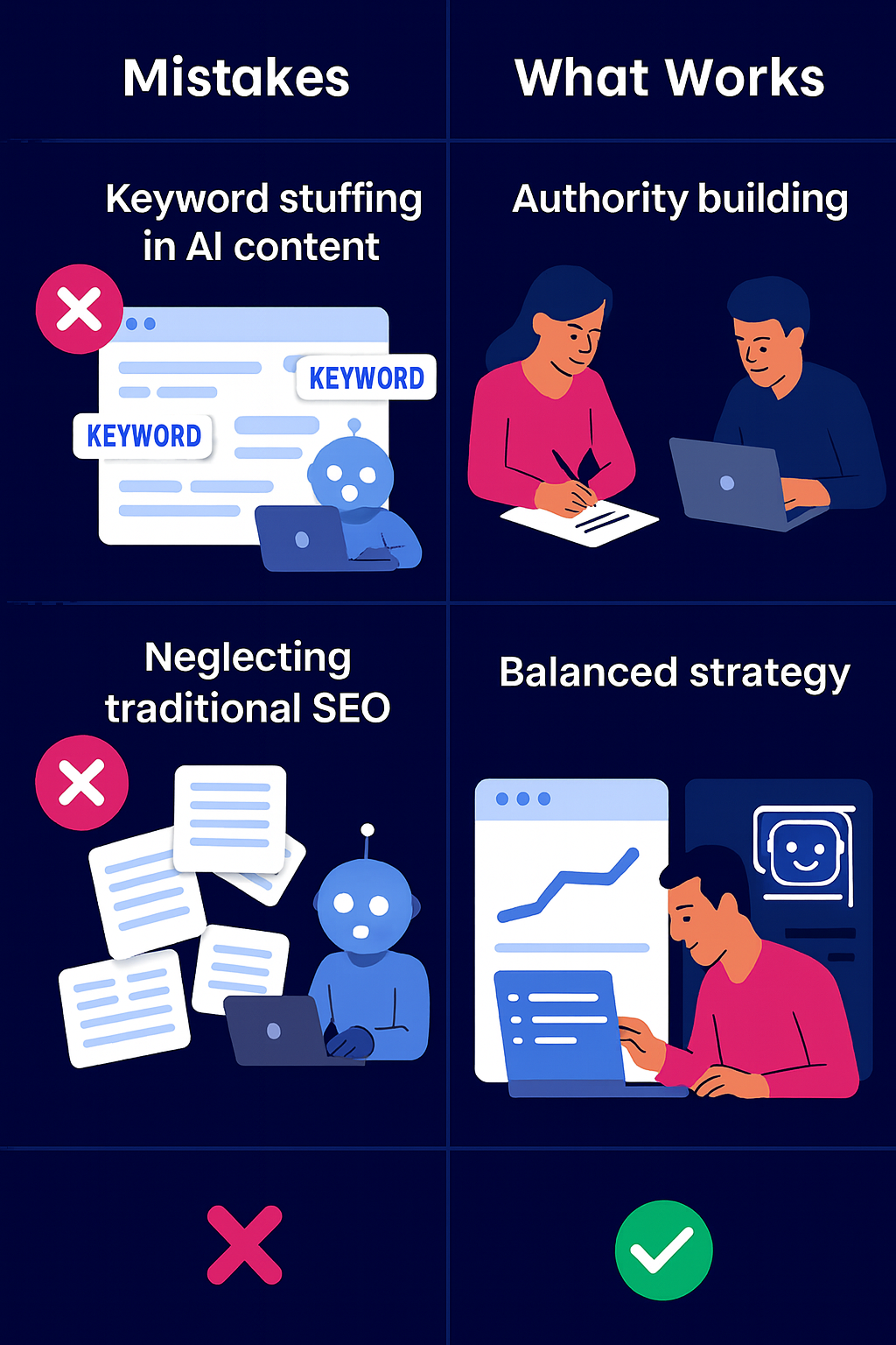 AI SEO Australia mistakes